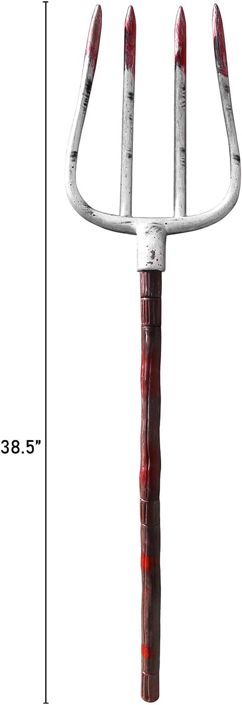 Lengthy Standout Adult Trident Pitchfork costume prop