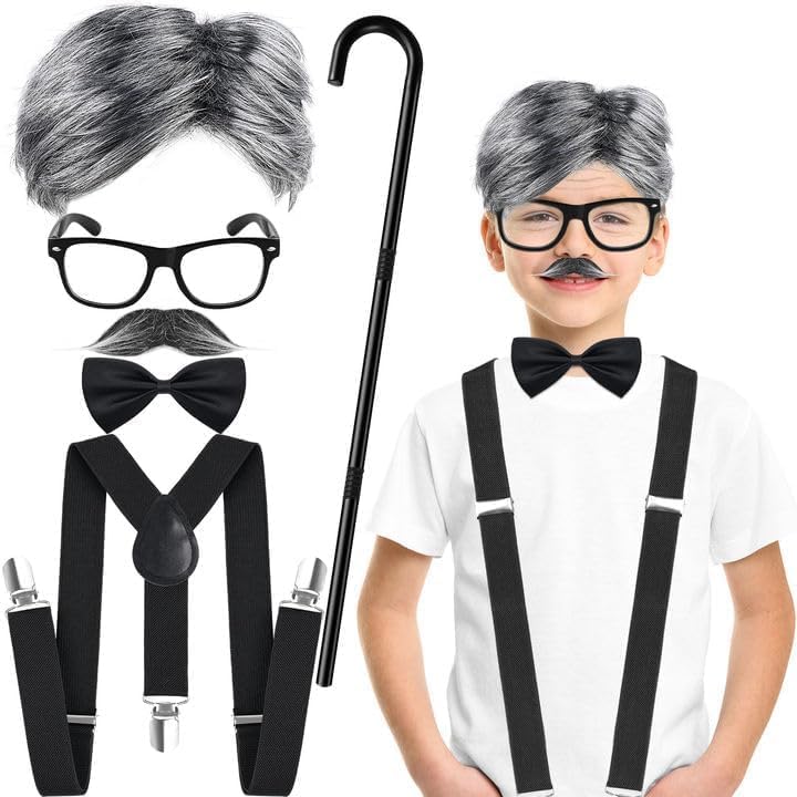 Kavoc Old Man Costume Kit Grandpa Costume 100 Days
