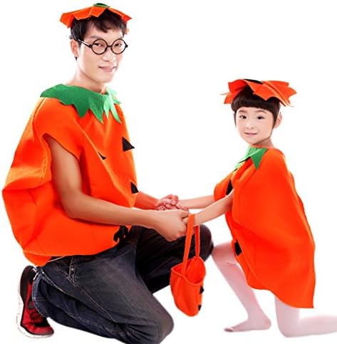 Family Halloween Pumpkin Costume Set for Kids