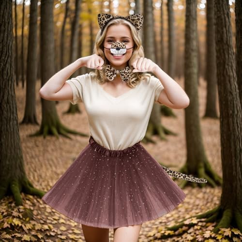 5-Piece Cheetah Costume Set