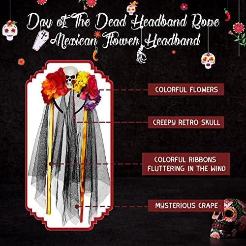 2-Piece Halloween Day of the Dead Costume Set for Women