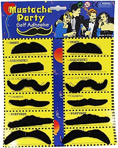 12 Piece Party Masquerade Funny Props Costume