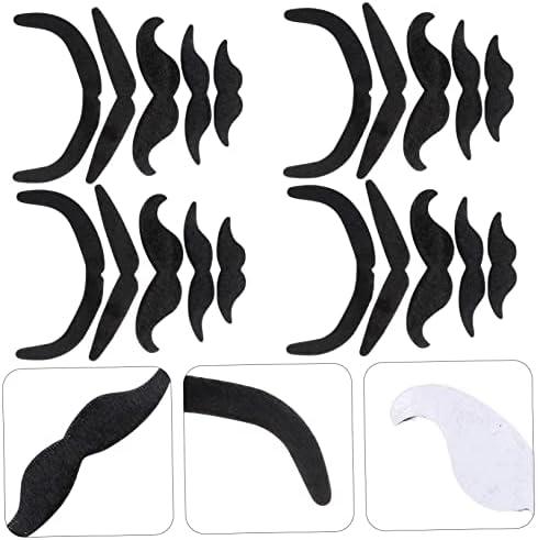 25PCS Pirate Fake Beard Mustache Set
