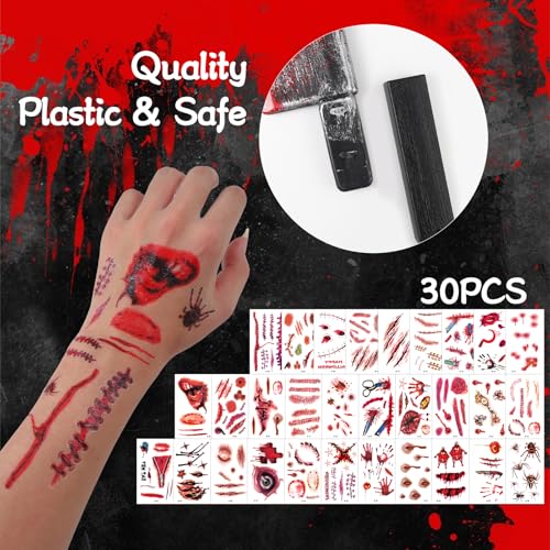 Japior Fake Chucky Knife Set - 2Pcs for Halloween