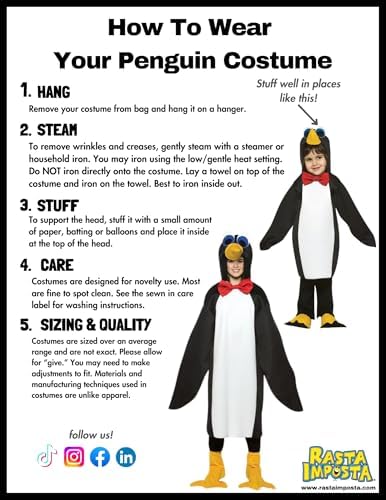 Rasta ImpostaLight Weight Antarctic Penguin Costume