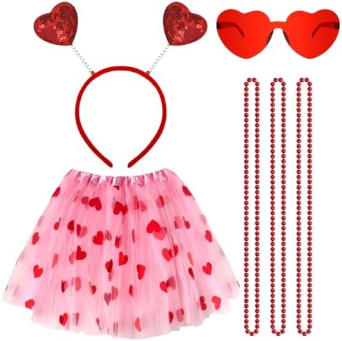 Bright Valentines Day Tutu Set for Women