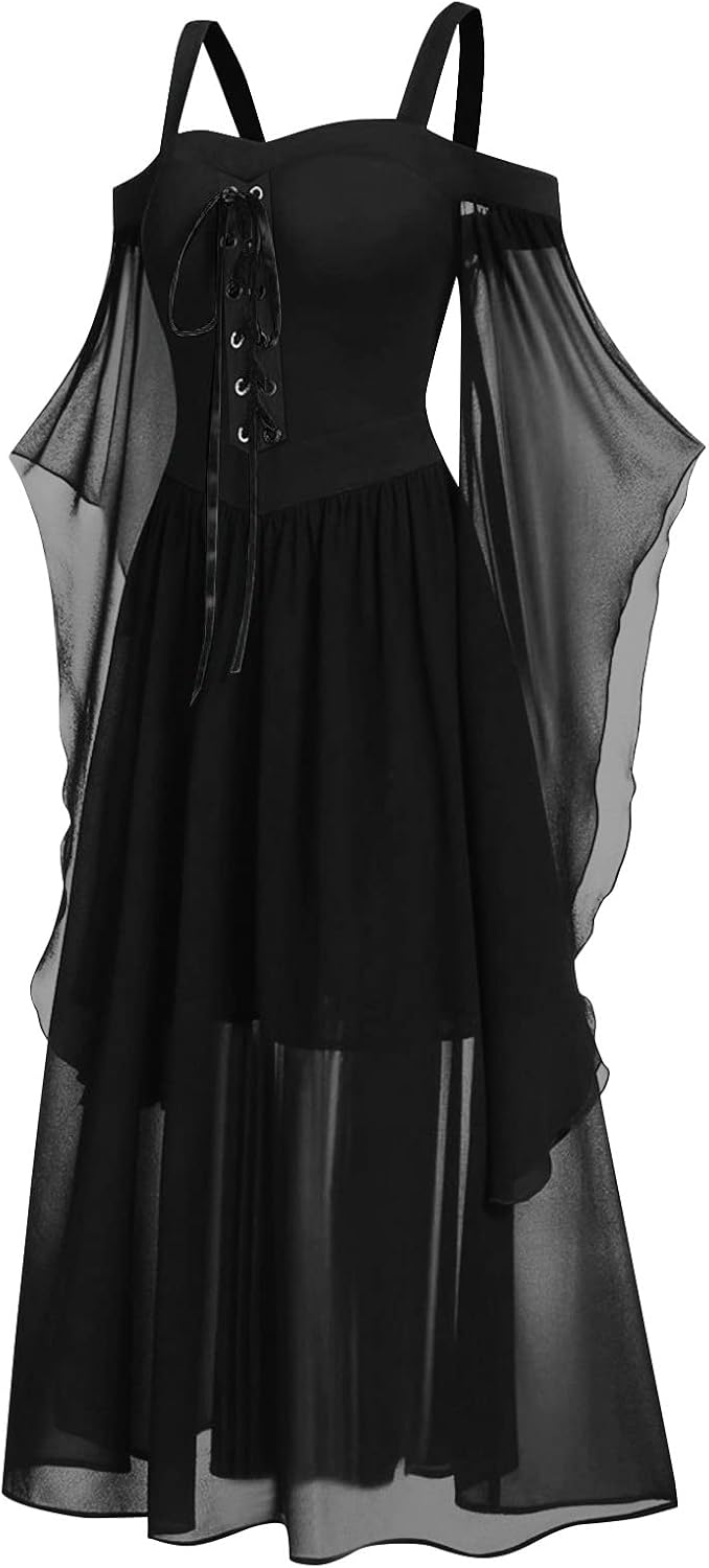 FlemkmanArt Womens Renaissance Boho Set for Halloween More