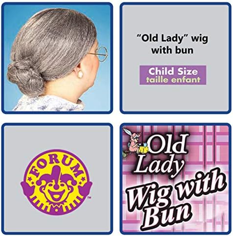 Rubies Costume Old Lady Wig - Great for Mrs Santa costume