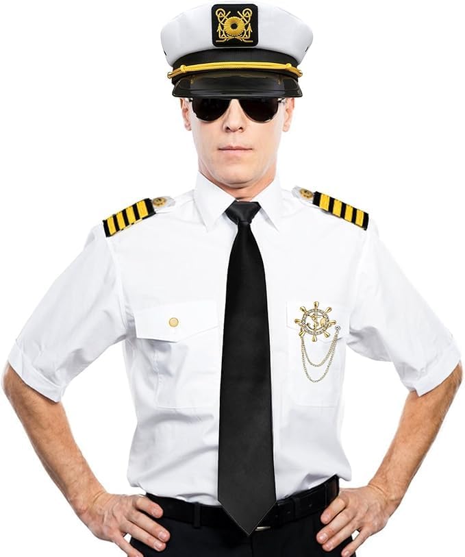 Yacht Captains Scheme - Nautical Accessories Set