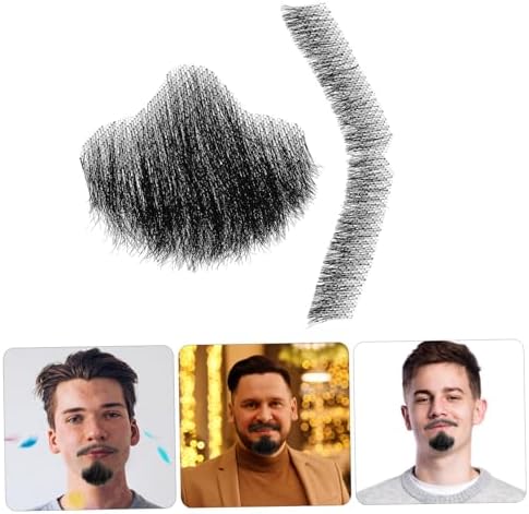 Realistic Human Hair Beard Costume
