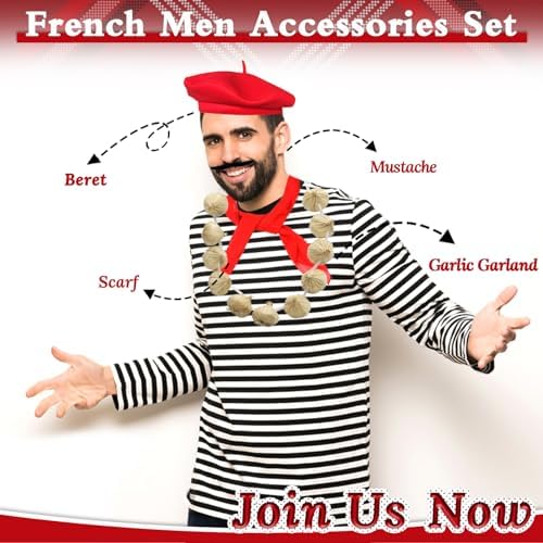 French Men Costumes Speechify Set