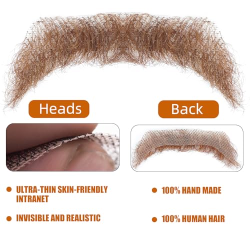 100 Natural Fake Mustache Beard for Cosplay Halloween