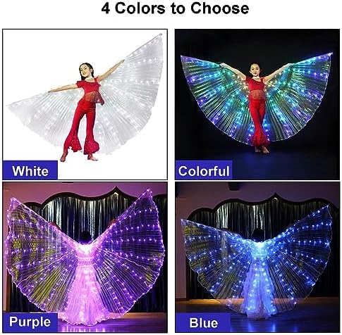 FUN ELEGANT LED WINGS FOR BELLY DANCE