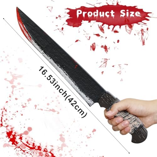 Scary Halloween Fake Blood Knife