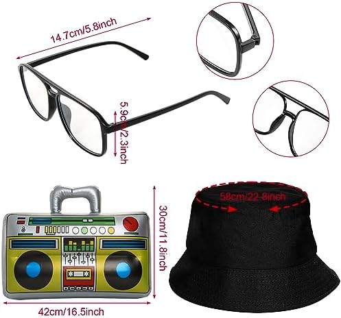80s 90s Hip Hop Costume Kit