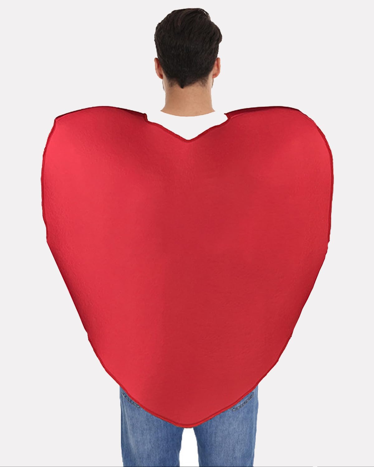 Adults Red Heart Dress Up Costume