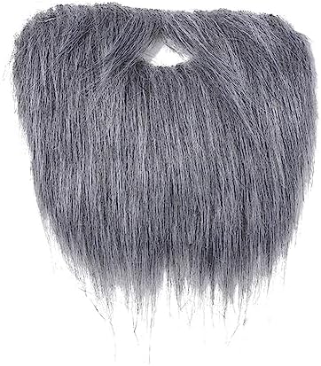Surakey 8 Pcs Halloween Fake Beards Costume Adjustable Elastic for Men Kids