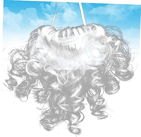 Halloween Party Fake Beard Costume White-beast costume