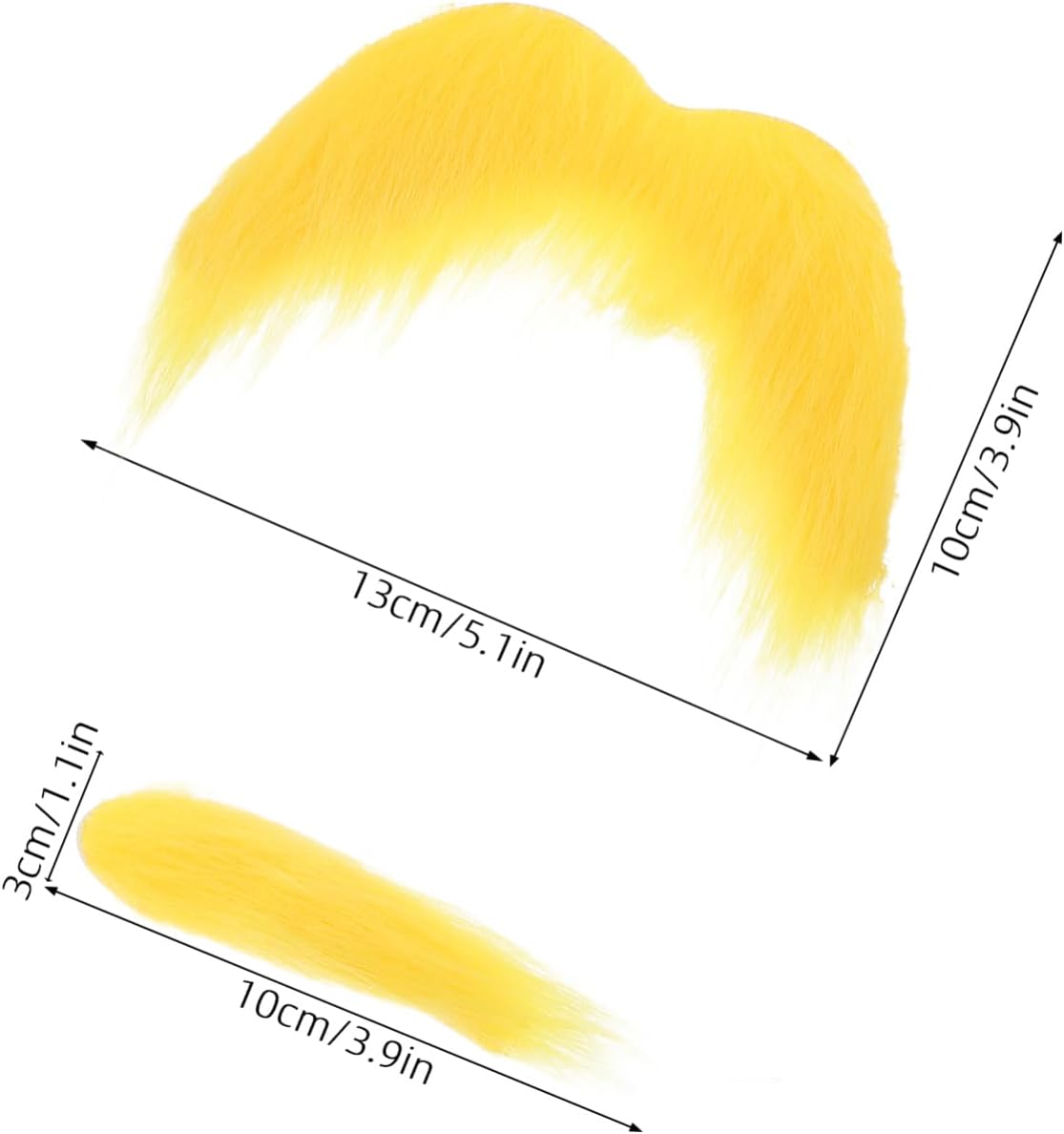 MUCKLILY 2-Pack Fake Beards for Men