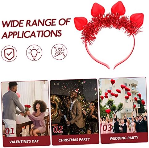 Stylish Valentines Day Heart Headband - Perfect for Weddings Parties and More