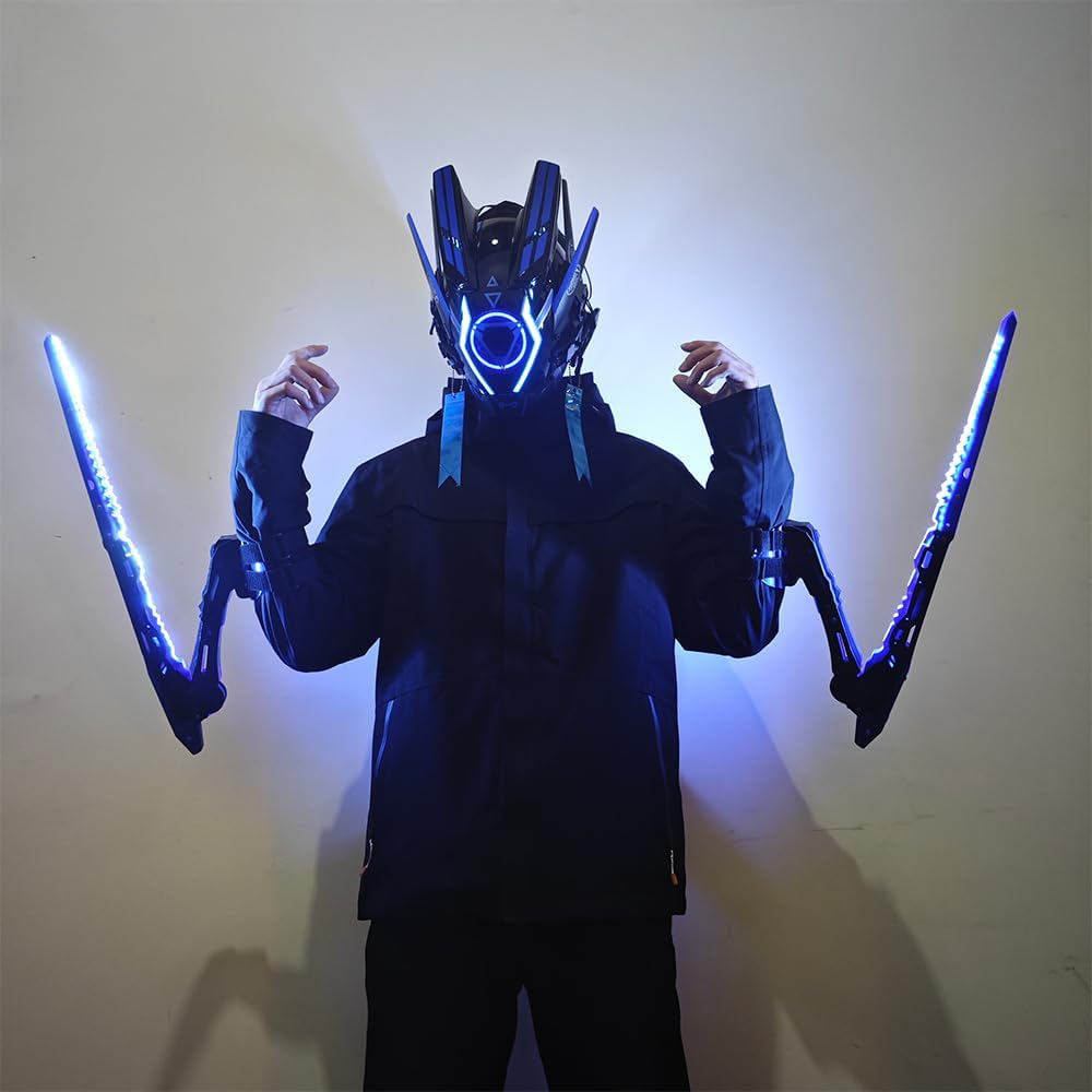 IUUBVV Halloween LED Mantis Sword Props