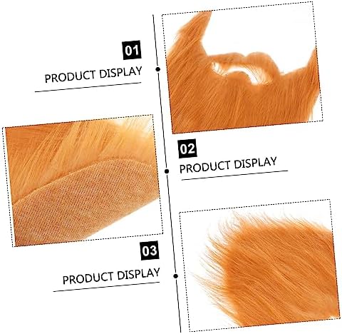 Realistic Fake Beards for Men Women 2-in-1