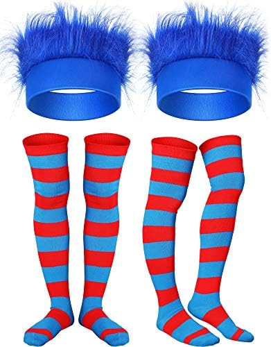 Easter Halloween Blue Wig Set for Women