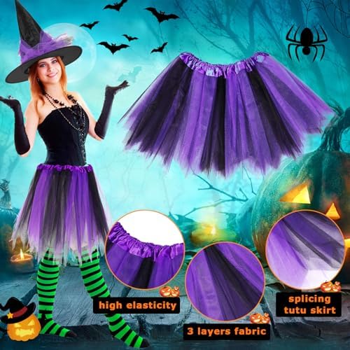 3-Piece Halloween Witch Costume Set