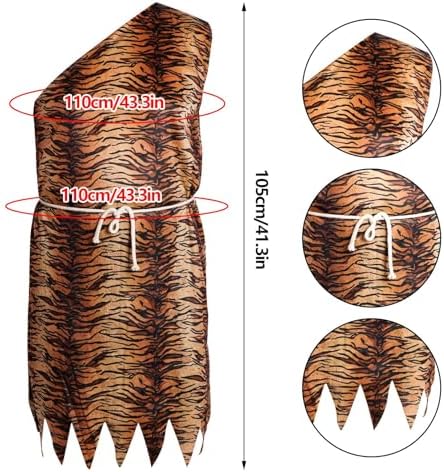 Prehistoric Caveman Costume Set for Halloween
