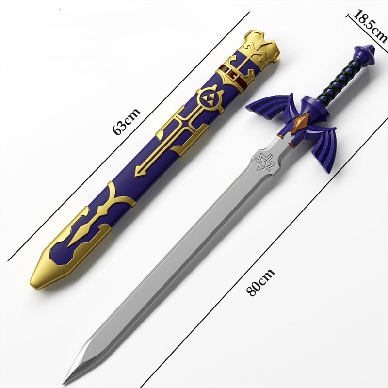 Halloween Prop by Damdos 32-Inch Cosplay Swords with Scabbard