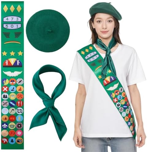 Scout Costume Set 3-Piece Womens Girls Action Accessories