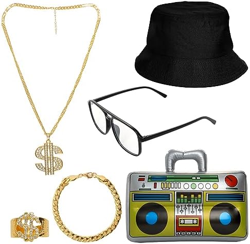80s 90s Hip Hop Costume Kit