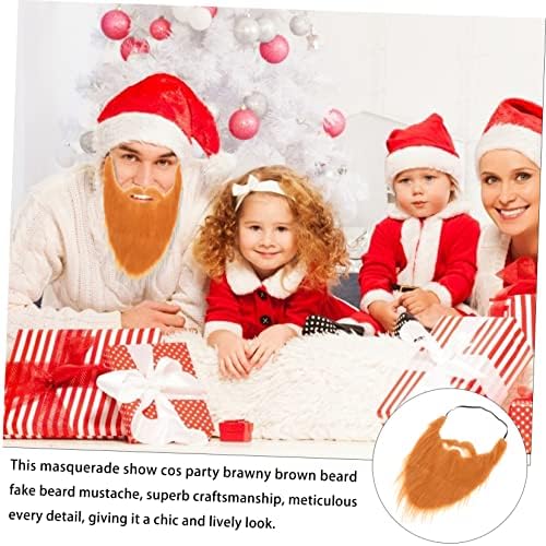 VALICLUD Fake Beards 2-Piece Realistic Masquerade Costume for Adults