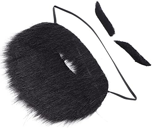Elastic Ebony Fake Beard Party Costume Decoration