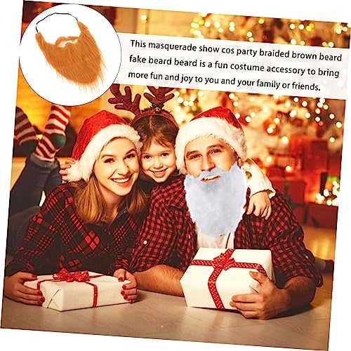 2Pcs costume beard fake mustache