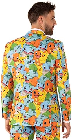 Pokemon Slimmest Fit Mens Costume Sleek and Stylish Made in USA