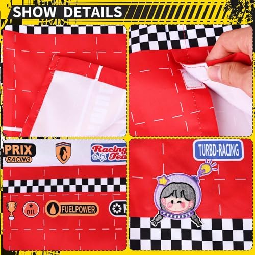 Kavoc Race Car Driver Costume Set Racing Accessories for Kids