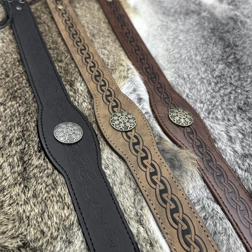 Adjustable Retroironcoronation Marginalembossment Faux Leather Headband