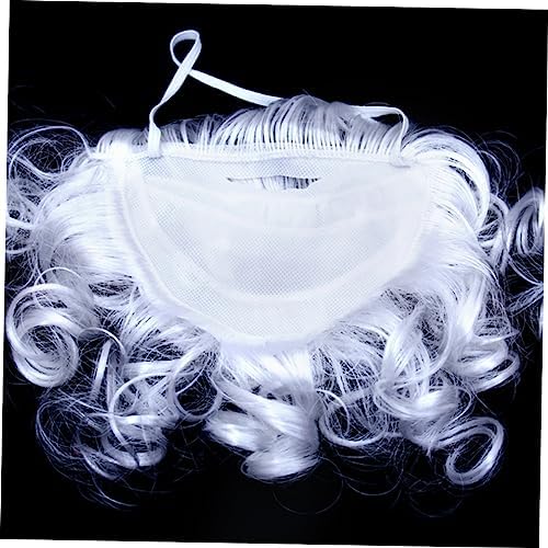 GALPADA Fake Beard Halloween costume - White Role Play beard Costume