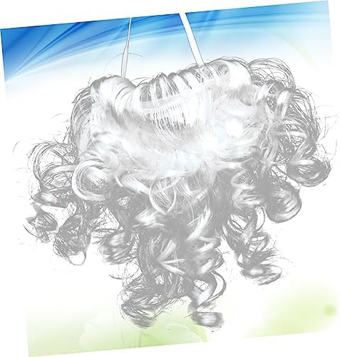 Halloween Party Fake Beard Costume White-beast costume