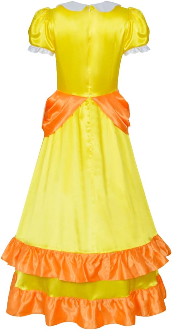 Vibrant Women Princess Peach Costume - Party cosplay Gown for Women