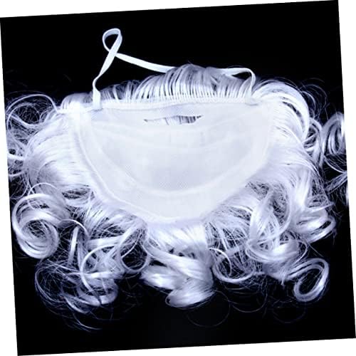Halloween Party Fake Beard Costume White-beast costume