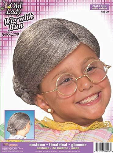 Rubies Costume Old Lady Wig - Great for Mrs Santa costume
