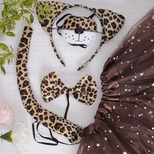 5-Piece Cheetah Costume Set