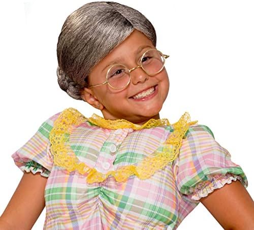 Rubies Costume Old Lady Wig - Great for Mrs Santa costume