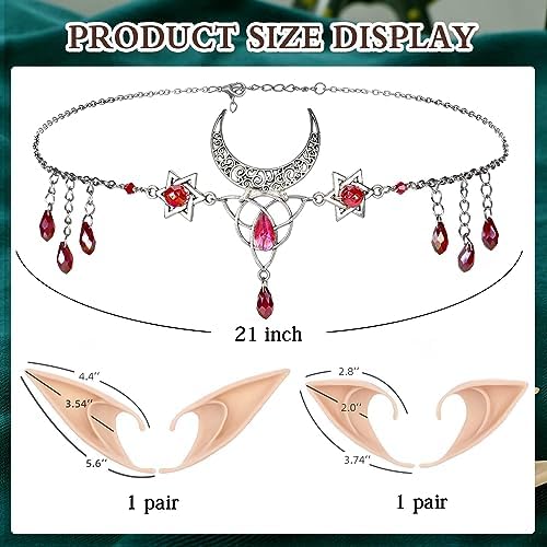 FRESHME Elf Ears and Headpiece Set - 2 Pairs