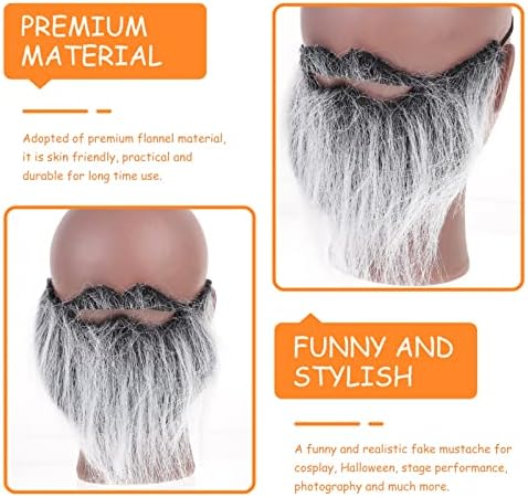 3PCS Fake Beards Halloween Costume for Kids