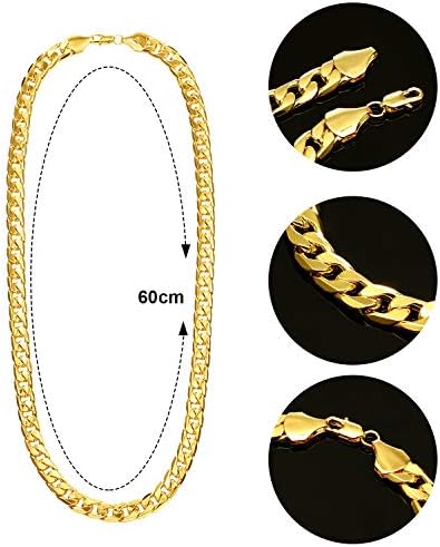 Meekoo 80s90s Hip Hop Costume Kit Accessories for Men Women