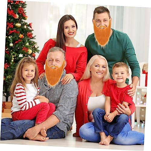 Realistic Fake Beards for Men Women 2-in-1