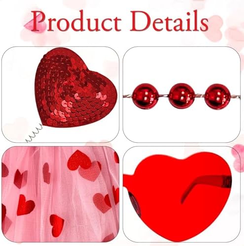 Bright Valentines Day Tutu Set for Women